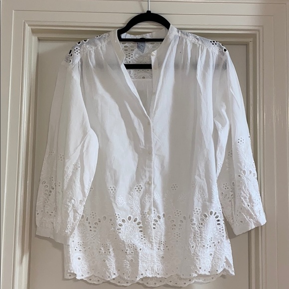 H&M Eyelet Embroidered Top - Picture 4 of 5